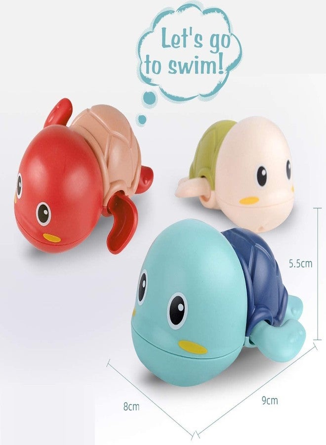 BLISSBORN Bath Animal Turtle Toys for Kids Toddlers Child Pool, Swimming Baby Bathtub Toy ,Floating Wind Up Toys - Multicolour ( Pack of 1 ) - Image 5